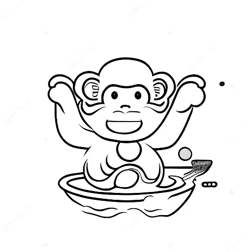 Japanese monkey in hot tub tattoo design idea