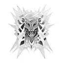 mana ray tattoo design idea