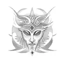 mana ray tattoo design idea