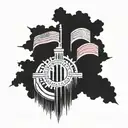 9/11 sexy slut tattoo design idea