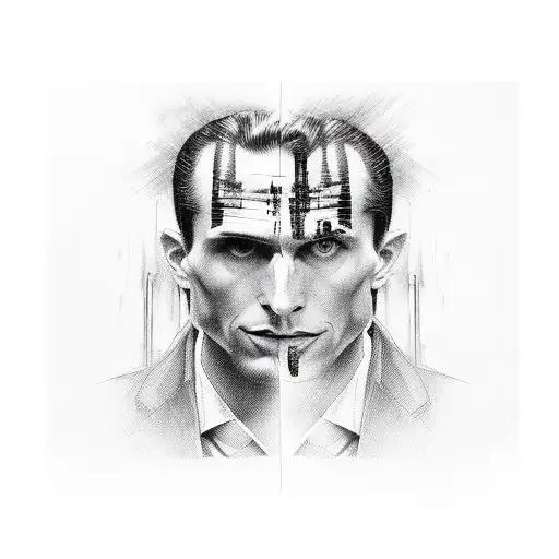 American Psycho  tattoo design idea