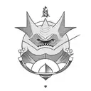 Gengar Tarot Card tattoo design idea