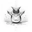 Gengar Tarot Card tattoo design idea