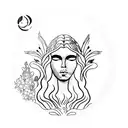 Gaia tattoo design idea