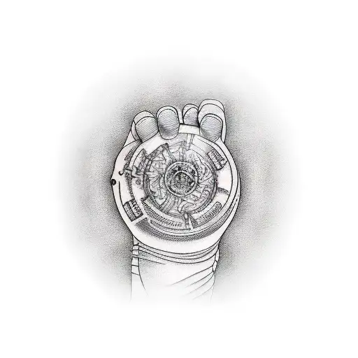 healthcare physical therapy tattoo design idea