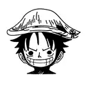 Luffy one piece tattoo design idea