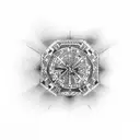 checkered flag tattoo design idea