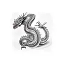 Dragon tattoo design idea