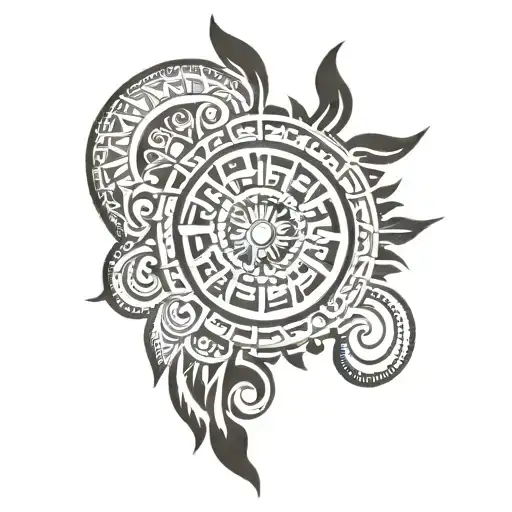 tribal for Latina design incorporating elements tattoo design idea