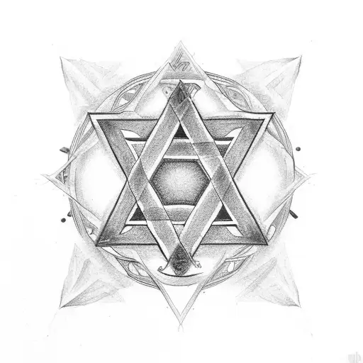 "star of David" and the date 7.10.23 tattoo design idea