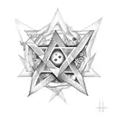 "star of David" and the date 7.10.23 tattoo design idea