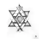 "star of David" and the date 7.10.23 tattoo design idea