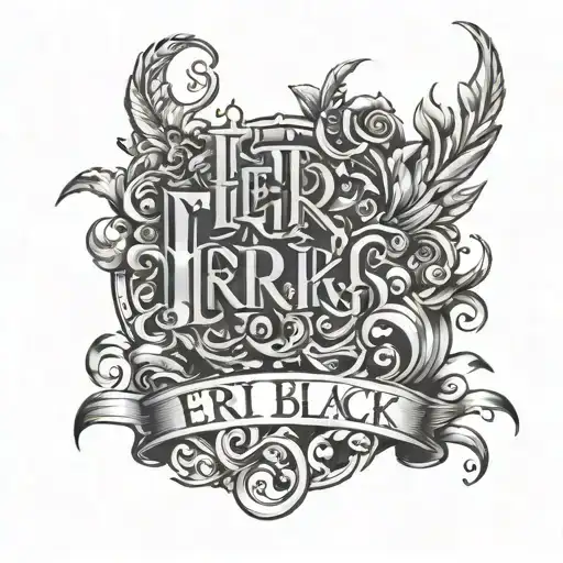the name Erik tattoo design idea