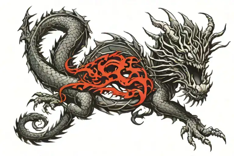 dragon tattoo tattoo design idea