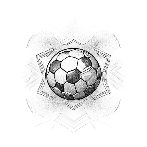 soccer tattoo design idea