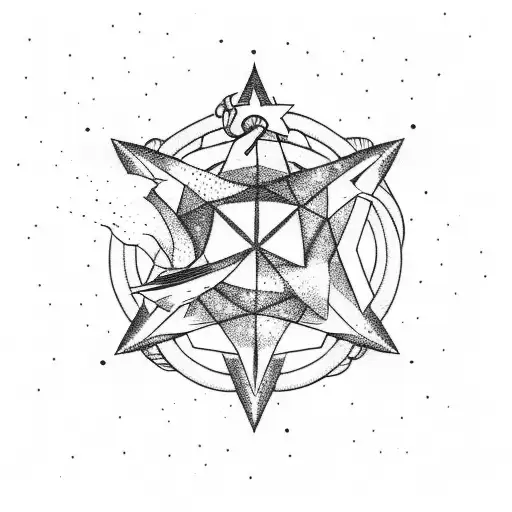 Nautical Stars tattoo design idea