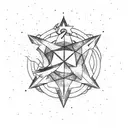 Nautical Stars tattoo design idea