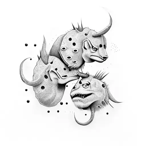 twins with words reactance and reversal on each  tattoo design idea