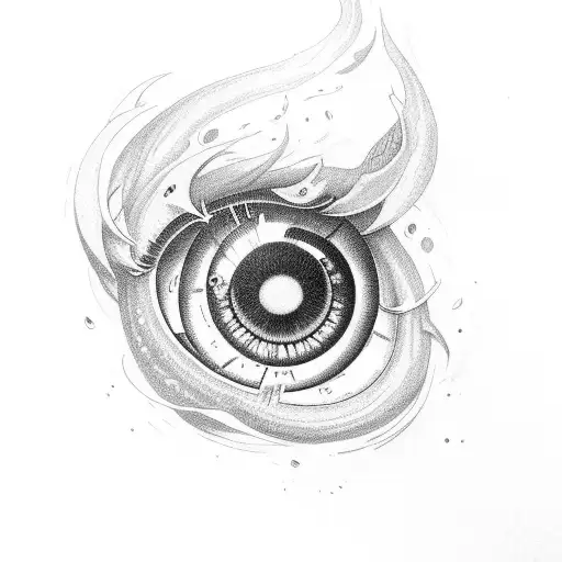 eye of the storm  tattoo design idea
