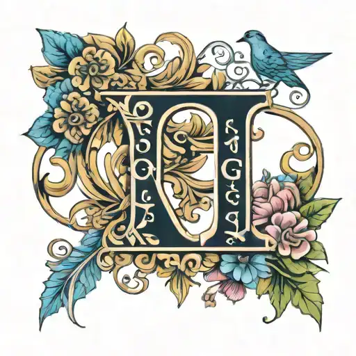 Greek alphabet writing my children's names Lyra, Theo & Luca tattoo design idea