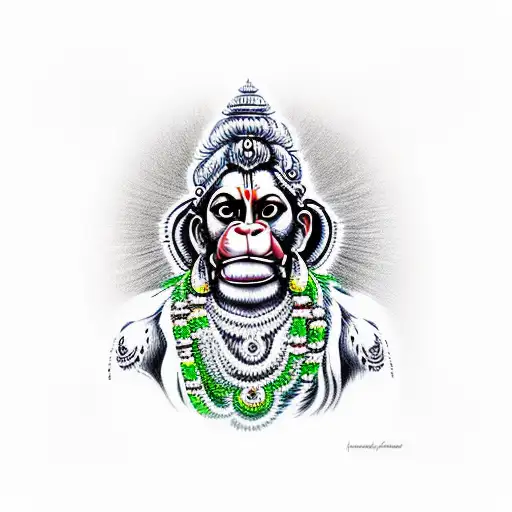 Lord Hanuman Face Ai Artwork, Lord Hanuman, Bajrangbali, Hanuman Ji PNG  Transparent Clipart Image and PSD File for Free Download