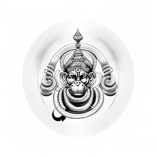 Hanuman ji Bajrangbali Hindu God Body Tattoo Waterproof Male and Femal –  Temporarytattoowala
