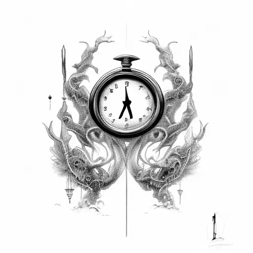 time changes everything  tattoo design idea