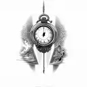 time changes everything  tattoo design idea