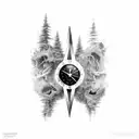 time changes everything  tattoo design idea