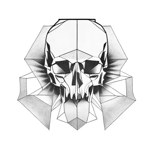 Hamlet holding a skull tattoo design idea