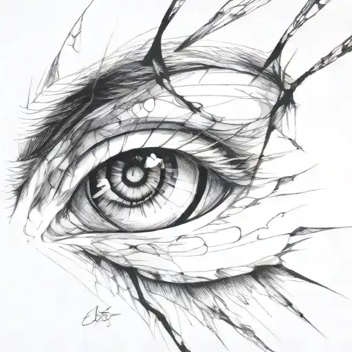 Pain, Rinnegan eyes, piercings, facial tattoos, spiral design, black cloak, red  tattoo design idea