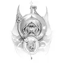 saint christopher tattoo design idea