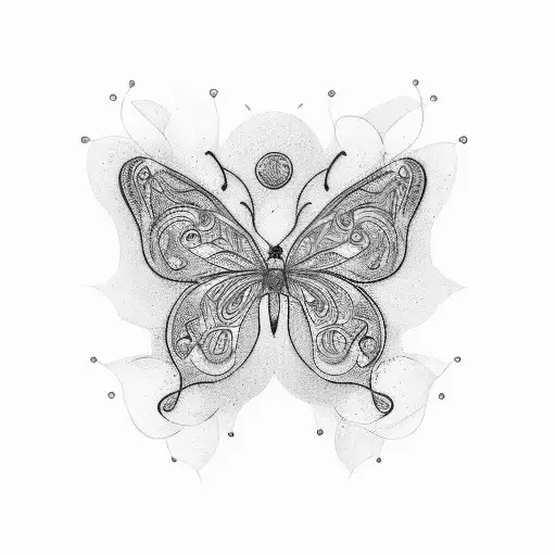 breathe but the b is a semicolon butterfly tattoo design idea