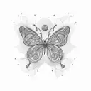 breathe but the b is a semicolon butterfly tattoo design idea