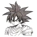 Goku black tattoo design idea