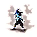 Goku black tattoo design idea