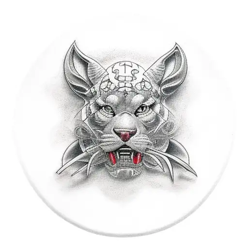 old school gangster tattoo design idea