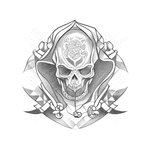 old school gangster tattoo design idea