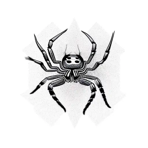 Spider tattoo design idea