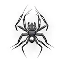 Spider tattoo design idea