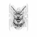 the word Ando to morse code tattoo design idea