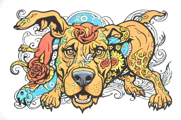Madd Scooby tattoo design idea