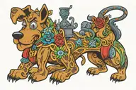 Madd Scooby tattoo design idea