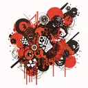 an art with dates 1965 1968 1996 1998 2000 14 03 tattoo design idea