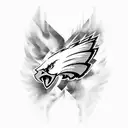 Philadelphia Eagles  tattoo design idea