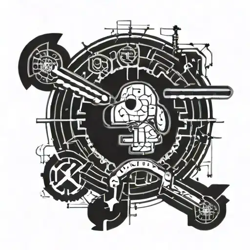 Snoopy tattoo design idea