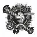 Snoopy tattoo design idea