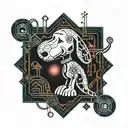 Snoopy tattoo design idea