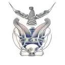 cobra in martini cup tattoo design idea