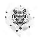 Tiger, Wild Boar, and Baboon tattoo design idea